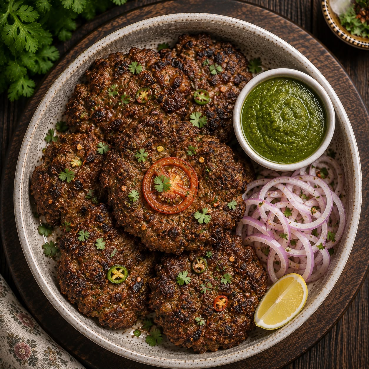 Mutton Chapli Kebab